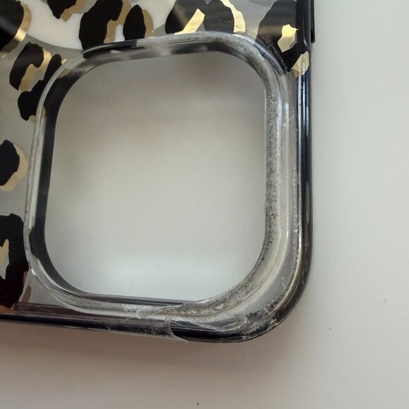 Kate Spade Case Apple iPhone 14 Pro Leopard Print Crossbody Faux Quilted Leather - Picture 8 of 16